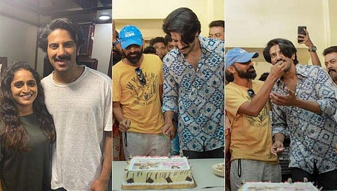 ദുല്‍ഖറിസത്തിന്റെ എട്ടു വര്‍ഷങ്ങള്‍; സുകുമാര കുറുപ്പിന്റെ വേഷത്തില്‍ കേക്ക് മുറിച്ച് ദുല്‍ഖര്‍; ആഘോഷമാക്കി കുറുപ്പ് ടീം; വിഡിയോ