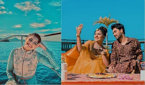 മണവാട്ടിയായി അണിഞ്ഞൊരുങ്ങി നൂറിന്‍ ഷെരീഫ് ജപ്പാനിലെ ദ്വീപില്‍; ചിത്രങ്ങള്‍ പങ്കുവെച്ച് താരം