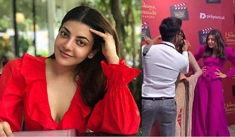 'അവളെയല്ല, എന്നെ മേക്കപ്പ് ചെയ്യൂ'; മേക്കപ്പ്മാനെ തള്ളിമാറ്റി കാജല്‍ അഗര്‍വാള്‍; വിഡിയോ വൈറല്‍