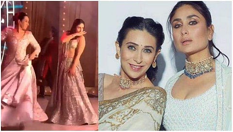 തകർപ്പൻ നൃത്തവുമായി കരീനയും കരിഷ്മയും; വേദി വിട്ടുകൊടുക്കാതെ ഷാറൂഖ് ഖാനും ഭാര്യയും  