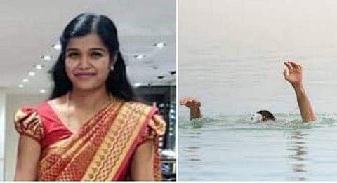 വിവാഹ വാര്‍ഷികാഘോഷം വേറിട്ടതാക്കാന്‍ ദമ്പതികള്‍ ; കടലില്‍ മോതിരം മാറുന്നതിനിടെ തിരയില്‍പ്പെട്ടു ; യുവതിക്ക് ദാരുണാന്ത്യം