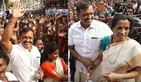 'എന്റെ ചിപ്പിയെ വേണമെങ്കില്‍ കാണിക്കാം'; ഭാര്യയെ ചേര്‍ത്തുപിടിച്ച് ഭീമന്‍ രഘു; പൊങ്കാലയിലെ താരം; വിഡിയോ