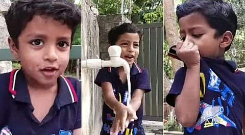 'എടാ കൊറോണേ, നീ നമ്മളെ ഒരു ചുക്കും ചെയ്യില്ല'; എൽകെജിക്കാരനും ചേട്ടനും ഒന്നിച്ച വിഡിയോ, വൈറൽ 