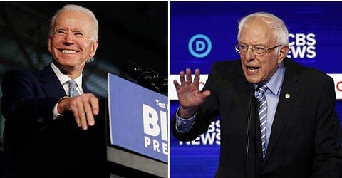 'സൂപ്പര്‍ ചൊവ്വ' നാളെ ; ബൈഡനോ സാന്‍ഡേഴ്‌സോ ?; 14 സംസ്ഥാനങ്ങളില്‍ ഡെമോക്രാറ്റ് 'മഹാ' പ്രൈമറി ; പിന്മാറി പീറ്റ് ബ്യൂട്ടെഡ്ജ് 