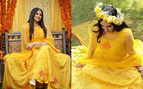 മഞ്ഞയണിഞ്ഞ് മാളവിക ജയറാമിന്റെ മെഹന്ദി ഫോട്ടോഷൂട്ട്; ചിത്രങ്ങൾ വൈറൽ‌