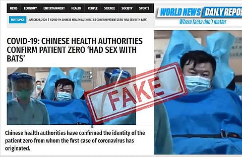 'കോവിഡ് ആദ്യം പിടികൂടിയ മനുഷ്യൻ'; ആ വാർത്ത വ്യാജം, അത് ഈ യുവാവല്ല  