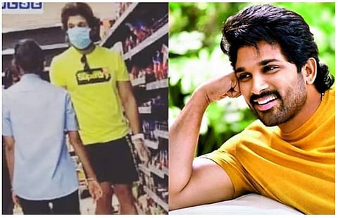 ലോക്ഡൗൺ കാലത്ത് അല്ലു അർജുൻ സൂപ്പര്‍ മാര്‍ക്കറ്റില്‍; ചിത്രങ്ങൾ വൈറൽ 