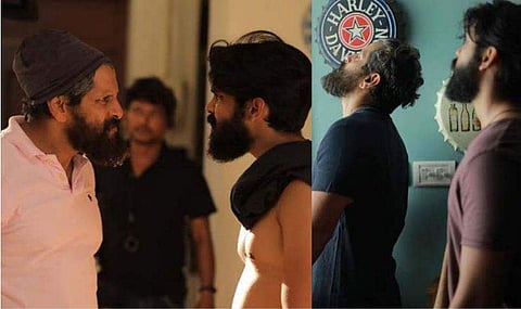 ക്ലാപ് ബോയോ ലൊക്കേഷൻ മാനേജറോ എന്തുവേണമെങ്കിലും ആകാം; മകനെ അഭിനയം പഠിപ്പിച്ച് വിക്രം, ലൊക്കേഷൻ ചിത്രങ്ങൾ വൈറൽ 