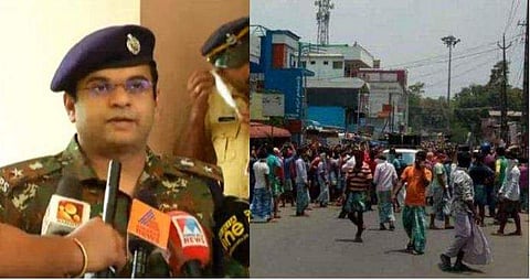 പായിപ്പാട്ടെ പ്രതിഷേധത്തിന് പിന്നില്‍ ബാഹ്യ ഇടപെടല്‍ ; ഉപരോധം ആസൂത്രിതമെന്ന് എസ്പി 