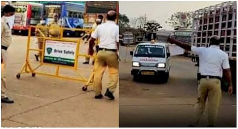 കരഞ്ഞപേക്ഷിച്ചിട്ടും ഒന്നു നോക്കാൻപോലും പൊലീസ് തയാറായില്ല, അതിർത്തിയിൽ ആംബുലൻസ് തിരിച്ചയച്ചു; രോ​ഗി മരിച്ചു 