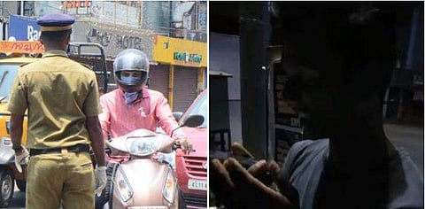 ഏത്തമിടലും ലാത്തിയടിയുമില്ല ; ലോക്ക്ഡൗൺ ലംഘിച്ച് 'കറങ്ങാനിറങ്ങിയ' യുവാവിന് മാതൃകാശിക്ഷ നൽകി ജനമൈത്രി പൊലീസ്