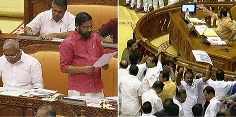 ഗുരുതരവിഷയം പിന്‍നിരക്കാരനെക്കൊണ്ട് അവതരിപ്പിച്ചതെന്തുകൊണ്ട് ?; വിവരമുള്ള ആരെങ്കിലും അവതരിപ്പിച്ചുകൂടേയെന്ന് മന്ത്രി ; വിന്‍സെന്റിനെ അവഹേളിച്ചെന്ന് പ്രതിപക്ഷം, നിയമസഭയില്‍ ബഹളം