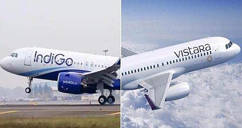'പറക്കലൊന്നും ഇല്ല അല്ലേ?, സുരക്ഷിതരായിരിക്കൂ'; എയര്‍ വിസ്താരയ്ക്ക് ഇന്‍ഡിഗോയുടെ 'ആശംസ'