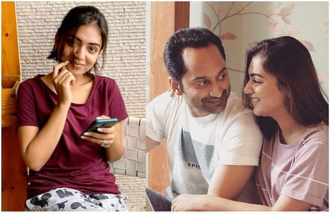 പാട്ട് കേൾക്കുവാണോ,ഉറങ്ങുവാണോ? ഫഹദിനേക്കുറിച്ച് നാത്തൂൻ ചോദിച്ചപ്പോൾ നസ്രിയയുടെ രസകരമായ മറുപടി 