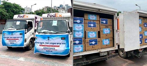 ബം​ഗ്ലാദേശിന് സഹായവുമായി ഇന്ത്യ; ഒരു ലക്ഷം ഹൈ‍ഡ്രോക്സിക്ലോറോക്വിൻ ​ഗുളികകൾ നൽകി