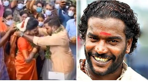 നടന്‍ മണികണ്ഠന്‍ വിവാഹിതനായി ; സല്‍ക്കാരത്തുക മുഖ്യമന്ത്രിയുടെ ദുരിതാശ്വാസ നിധിയിലേക്ക് നല്‍കി വധൂവരന്മാര്‍