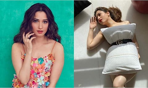 പില്ലോ ചലഞ്ചിൽ തമന്നയും; ഹോട്ട് ലുക്ക് എന്ന് ആരാധകർ 