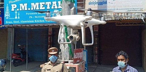 ലോക്ക്ഡൗണ്‍ ലംഘിച്ച് നിരത്തിലിറങ്ങുന്നവര്‍ക്ക് പിടിവീഴും; നിരീക്ഷണത്തിനായി ഡ്രോണുകള്‍ 