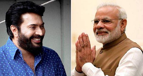 'നന്ദി, മമ്മുക്ക'- മമ്മൂട്ടിക്ക് നന്ദി പറഞ്ഞ് നരേന്ദ്ര മോദി