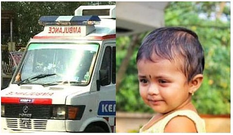 അൻവിത ഹൈദരാബാദിലേയ്ക്ക്; അർബുദരോഗിയായ ഒന്നര വയസുകാരിയുമായി ആംബുലൻസ് പുറപ്പെട്ടു 