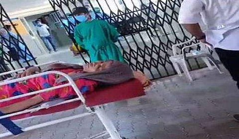 മം​ഗളൂരുവിലെ ആശുപത്രിയിലെത്തിച്ച രോ​ഗി