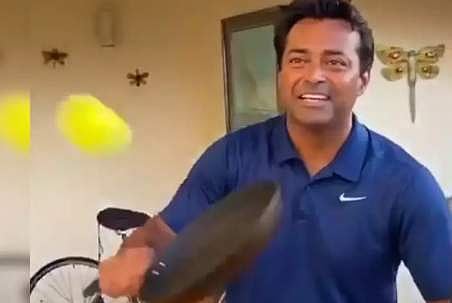 ഫ്രൈയിങ്‌ പാന്‍ ചലഞ്ചുമായി ലിയാണ്ടര്‍ പേസ്‌, പക്ഷേ ഒരു ട്വിസ്റ്റ്‌ ഉണ്ട്‌, സംഭവം ഇങ്ങനെ