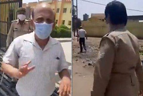 ക്വാറന്റൈനിലിരുന്ന ഡോക്ടർ ഓടി രക്ഷപ്പെടാൻ ശ്രമിച്ചു; പിന്നാലെ ചെന്ന് പൊക്കിയെടുത്ത് പൊലീസുകാർ