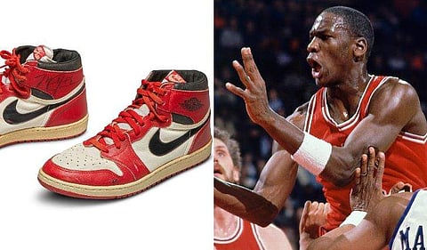 ആ റെക്കോര്‍ഡും ജോര്‍ഡന് സ്വന്തം; കളിക്കളത്തില്‍ അണിഞ്ഞ ഷൂ ലേലത്തിന്, നേട്ടം ലക്ഷങ്ങള്‍ 