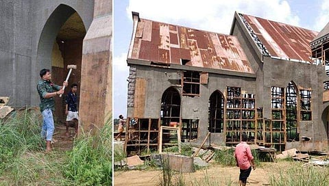 മിന്നൽ മുരളിയുടെ ഷൂട്ടിങ്ങിനായി ലക്ഷങ്ങൾ മുടക്കി പണിത സെറ്റ് പൊളിച്ച് ബജ്റം​ഗദൾ, സ്വാഭിമാനം രക്ഷിക്കാനെന്ന് വിശദീകരണം