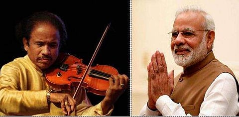 'ലോകം ഒരു കുടുംബം'; രാജ്യത്തിനും മോദിക്കും സംഗീത സമര്‍പ്പണവുമായി എല്‍ സുബ്രഹ്മണ്യം (വീഡിയോ)