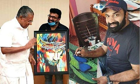 കോട്ടയം നസീറിന്റെ ക്രിസ്തു ചിത്ര‌ത്തിന് ലഭിച്ചത് ഒരു ലക്ഷം രൂപ; പണം ദുരിതാശ്വാസ നിധിയിലേക്ക് നൽകി നടൻ 