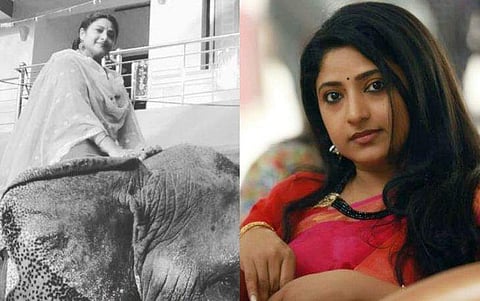 ആനയെ താലോലിച്ചും ഉമ്മവെച്ചും പ്രവീണ; താരത്തിന്റെ ഇമ്മിണി വല്യ ആനക്കാര്യം വൈറൽ; വിഡിയോ