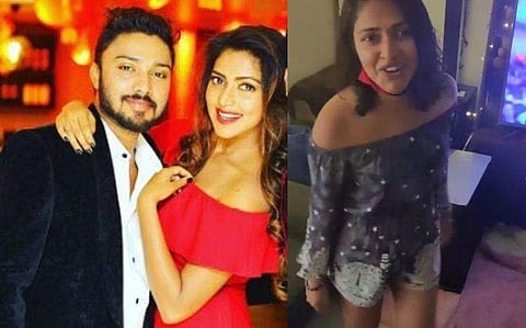 അഭിജിത്ത് കൂടെ ഇല്ലെങ്കിൽ എന്താ, വീട്ടിലെ പാർട്ടി ​ഗംഭീരമാക്കി അമല പോൾ; വിഡിയോ