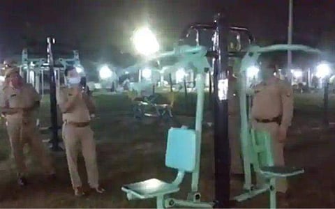 പൊതുസ്ഥലത്തെ ജിമ്മില്‍ മെഷീന്‍ തനിയെ ചലിച്ചു, 'പ്രേത' ഭീതിയില്‍ നാട്ടുകാര്‍, വസ്തുത; വീഡിയോ