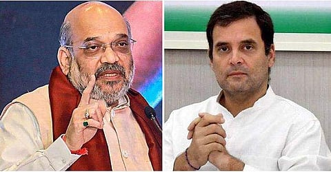 'രാജ്യം ഒരുമിക്കുമ്പോള്‍ നീച രാഷ്ട്രീയം കളിക്കരുത്' ; രാഹുല്‍ ഗാന്ധിക്കെതിരെ അമിത് ഷാ