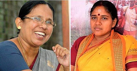 പൊതുരംഗത്തുള്ള മുഴുവൻ സ്ത്രീകളെയുമാണ് മുല്ലപ്പള്ളി അധിക്ഷേപിച്ചത് ; ശൈലജ ടീച്ചർക്ക് രാഷ്ട്രീയാതീത പിന്തുണ : ശോഭ സുരേന്ദ്രൻ