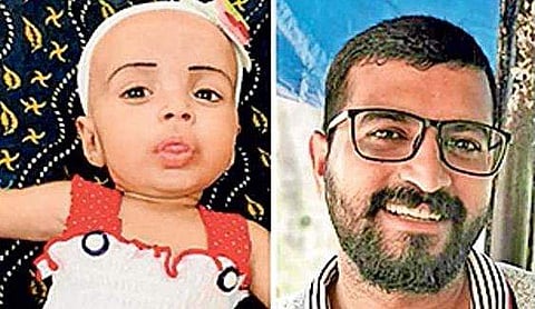 മകളെ ആശുപത്രിയിലാക്കാൻ പോകുംവഴി കാർ മറിഞ്ഞ് പിതാവിന് ദാരുണാന്ത്യം; രോഗം വഷളായി കുഞ്ഞും മരിച്ചു 