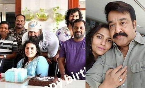 ചെന്നൈയിൽ സുചിത്രയുടെ പിറന്നാൾ ആഘോഷം; കേക്ക് മുറിക്കാൻ മോഹൻലാലും പ്രണവും  