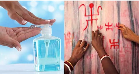 ആല്‍ക്കഹോള്‍ അടങ്ങിയ സാനിറ്റൈസര്‍ നിഷിദ്ധം ; യുപിയില്‍ പ്രമുഖ ക്ഷേത്രങ്ങള്‍ തല്‍ക്കാലം തുറക്കേണ്ടെന്ന് തീരുമാനം