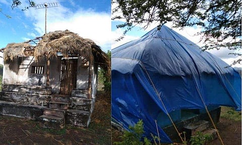 'ടാര്‍പോളിന്‍ കൊണ്ട് വലിഞ്ഞു മുറുക്കിയിരിക്കുന്നത് എന്റെ ഏറ്റവും വലിയ സ്വപ്നമാണ്'; ദുരിതം വിവരിച്ച് സംവിധായകൻ