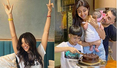 ഭാര്യയ്ക്ക് പിറന്നാള്‍ സ്‌പെഷ്യല്‍ കേക്കുമായി രാജ് കുന്ദ്ര; സന്തോഷം പങ്കുവച്ച് ശില്‍പ ഷെട്ടി