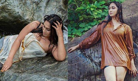 ഈറൻ വേഷത്തിൽ അഞ്ജലി അമീറിന്റെ ഫോട്ടോഷൂട്ട്; ഡ്രസ്സ് കുറഞ്ഞു വരുന്നുണ്ടെന്ന് ആരാധകർ, മറുപടിയും