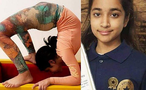 വെറും മൂന്ന് ​മിനിറ്റിൽ നൂറ് യോഗ പോസുകൾ!, ലോക റെക്കോർഡ് തിരുത്തി ഏഴാം ക്ലാസുകാരി 