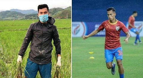 ഇന്ത്യയുടെ മിഡ്ഫീല്‍ഡര്‍ കൃഷി തിരക്കിലാണ്, മണ്ണില്‍ പൊന്ന് വിളയിച്ച് അമര്‍ജിത് 