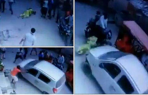 മദ്യലഹരിയില്‍ ഇടിച്ചിട്ട സ്ത്രീയുടെ ശരീരത്തിലൂടെ കാര്‍ കയറ്റി ഇറക്കി എസ്‌ഐ; ഞെട്ടിക്കുന്ന വീഡിയോ പുറത്ത്