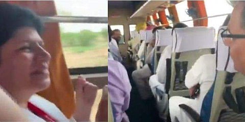 പാട്ടുംപാടി ആഘോഷപൂര്‍വം കോണ്‍ഗ്രസ് എംഎല്‍എമാര്‍ ജയ്പൂരിലേക്ക് ; ഇനി ഒറ്റക്കെട്ടെന്ന് ഗഹലോട്ട് ( വീഡിയോ )