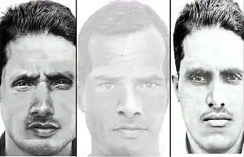 പ്രതിയുടെ രേഖാചിത്രം