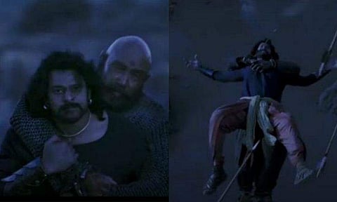 ബാഹുബലി കൊല്ലപെടുന്നതിന് തൊട്ടുമുൻപ്, നിങ്ങൾ കാണാത്ത ആ രം​ഗം ഇതാ; വിഡിയോ