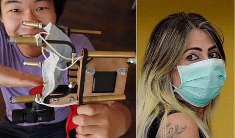 മാസ്‌കില്ലാതെ പുറത്തിറങ്ങായല്‍ വെടിവയ്പ്പിന് ഇരയാകേണ്ടിവരും! മാസ്‌ക് തോക്കും എത്തിക്കഴിഞ്ഞു, വിഡിയോ