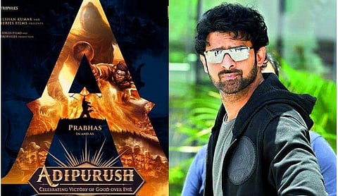 തൻഹാജി സംവിധായകന്റെ  മെ​ഗാ ത്രീ ഡി ചിത്രം ആദിപുരുഷിൽ പ്രഭാസ് നായകൻ; 'തിന്മയ്ക്കെതിരെ നന്മയുടെ വിജയം' 